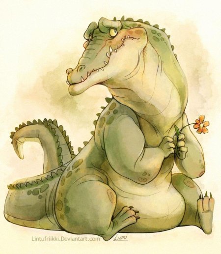 Крокодил смешной