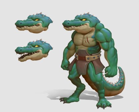 Людоящер воин днд