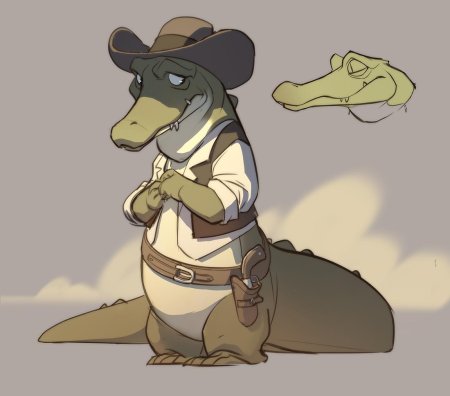 Фурри аллигатор