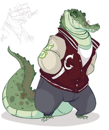 Крокодил референс