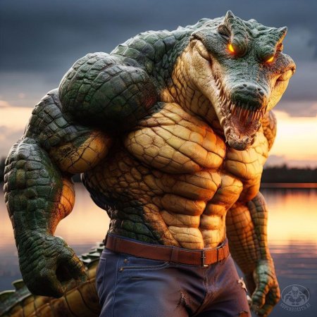 Крокодил монстр