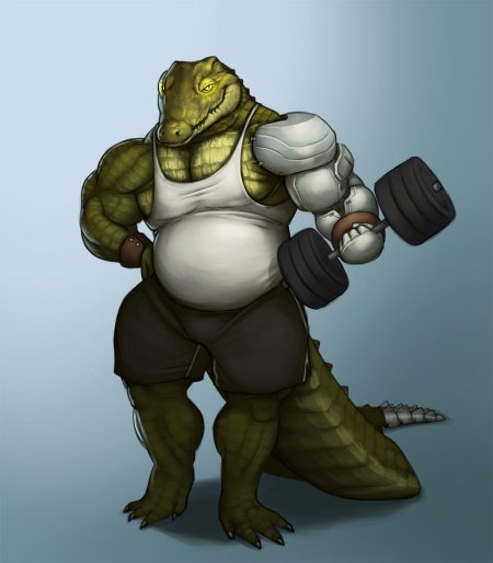 Фурри крокодил