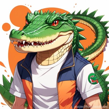 Крокодил аниме