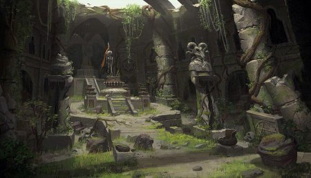 Руины древнего храма днд