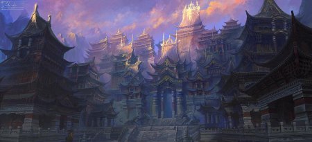 Тайский храм арт