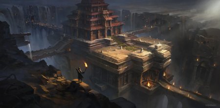 Подземный город арт фэнтези