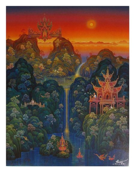 Тайский художник чалермчай коситпипат