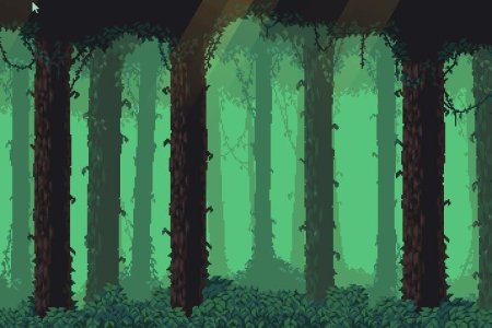 Пиксельный лес