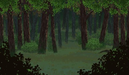 Пиксельный лес