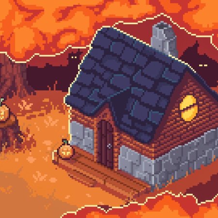 Пиксельный хэллоуин