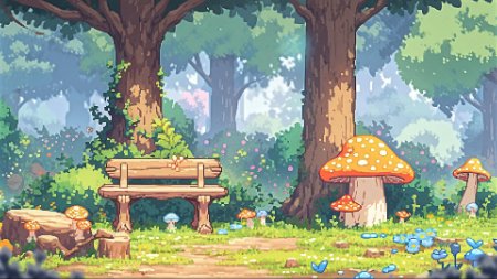 Pixel art background