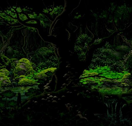 Пиксельный лес