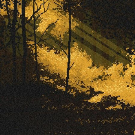 Пейзаж пиксель арт