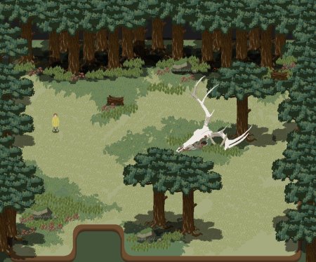 Пиксельный лес