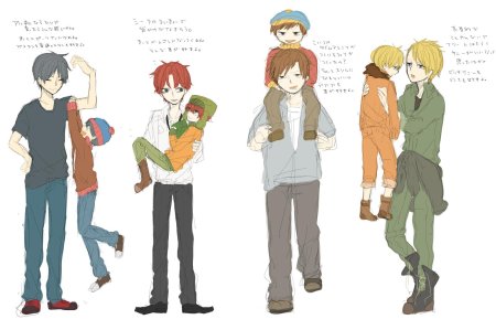 Южный парк стэн кайл картман кенни