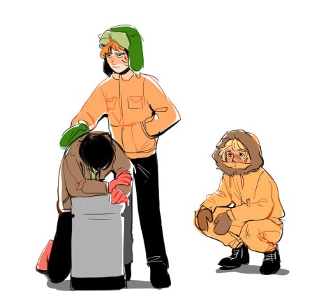 Южный парк кенни и кайл