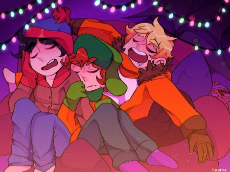 Южный парк арт кайл и стен