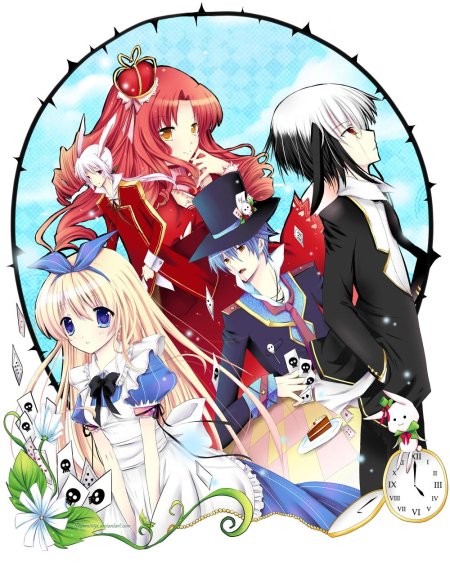 Аниме алиса в стране чудес расчудесный мир