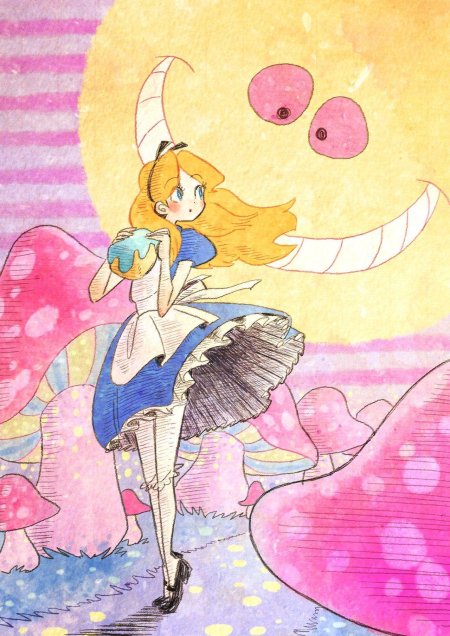 Рисунки алиса в стране чудес