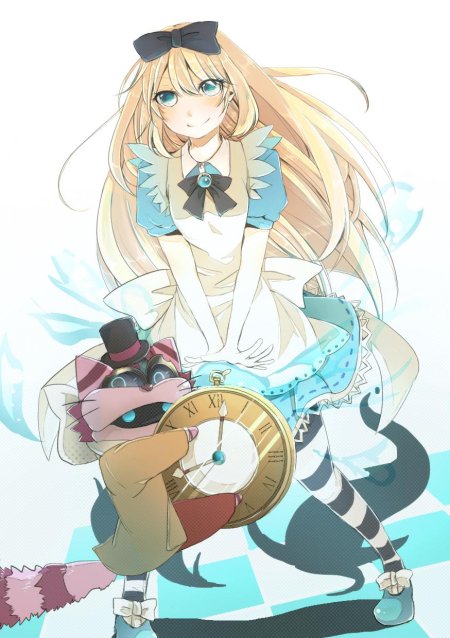 Алиса в стране чудес аниме