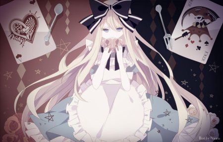 Аниме девушка алиса в стране чудес