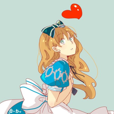 Алиса в стиле аниме