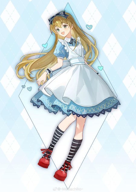 Алиса в стране чудес аниме полный рост