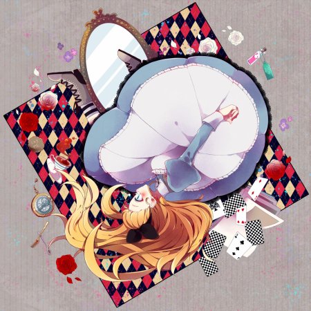 Алиса в стране чудес рендер