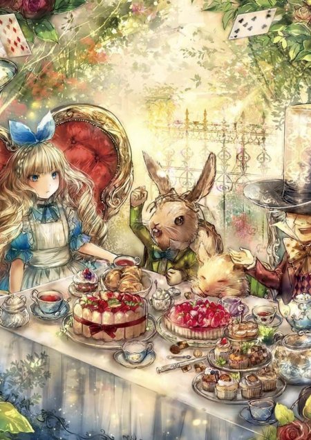 Алиса в стране чудес чаепитие у шляпника