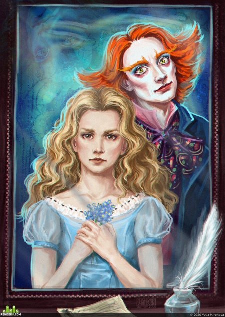 Алиса в стране чудес шляпник и алиса