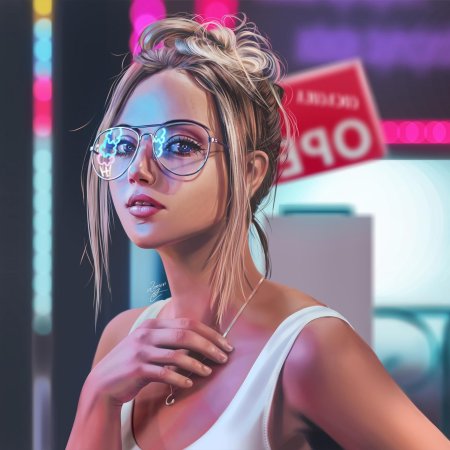 Девушка в очках