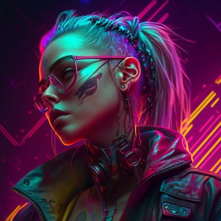 Киберпанк арт