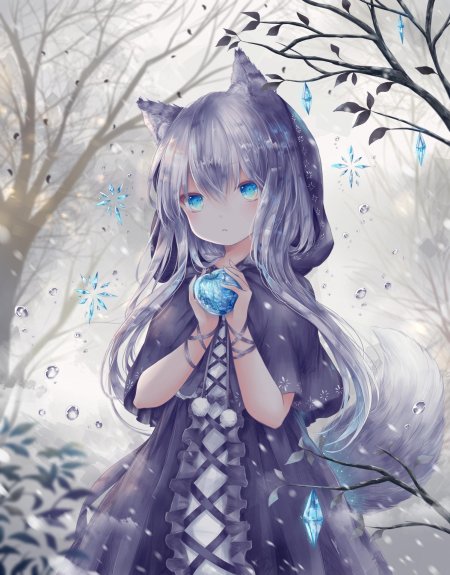 Милая аниме девушка