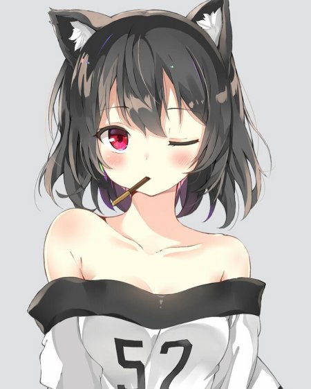 Милая аниме девушка