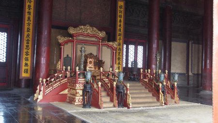 Императорский дворец пекин тронный зал
