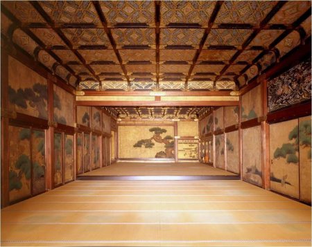 Замок нидзё киото интерьеры