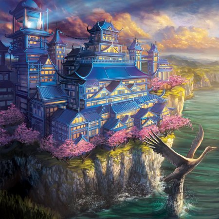 Императорский дворец арт китай фэнтези