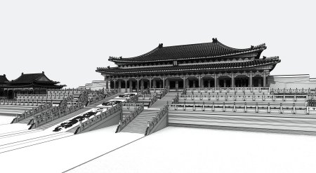 Китайская архитектура павильон дянь