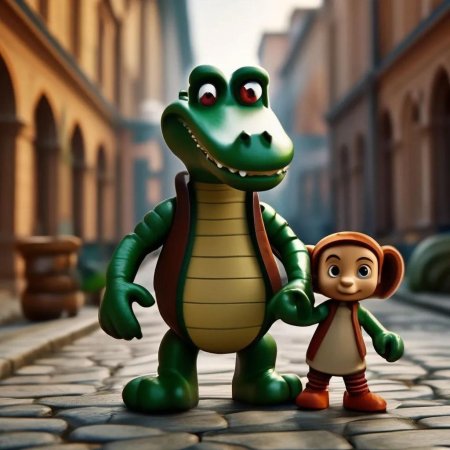 Крокодил гена персонажи