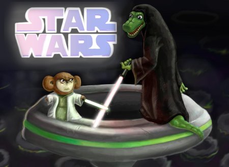 Гена и чебурашка звездные войны