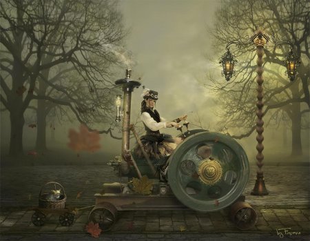 Пейзажи в стиле стимпанк