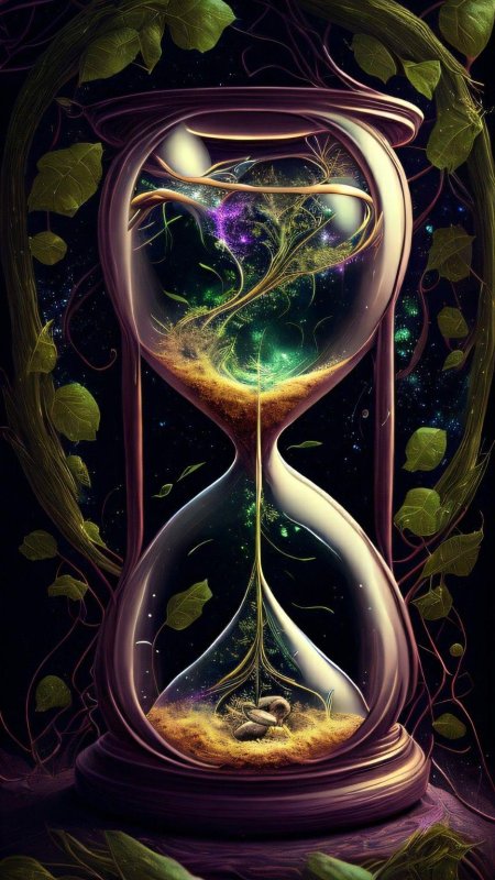 Песочные часы картина