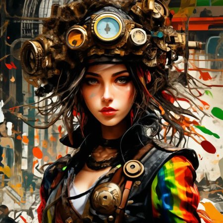 Стимпанк девушка