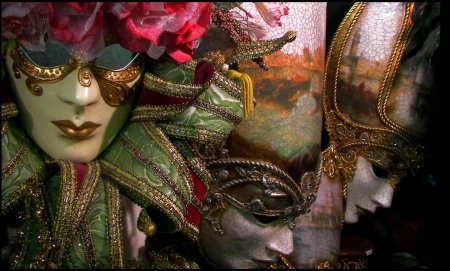 Венецианская маска дама