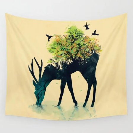 Олень картина