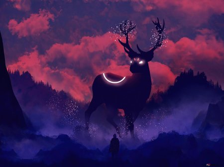 Сказочный олень