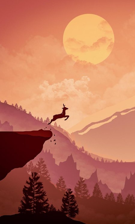 Минимализм горы