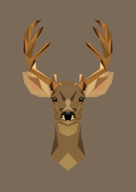 Стилизованный олень