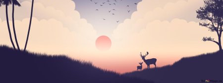 Пейзаж векторный