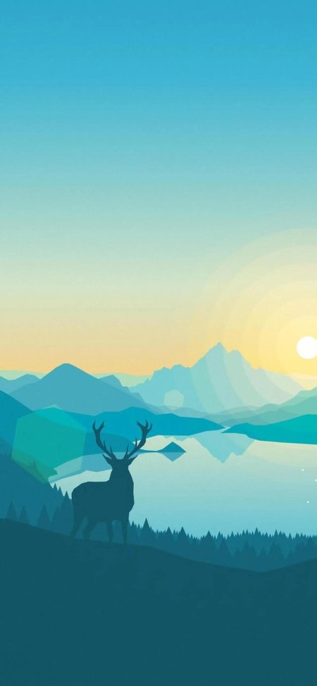 Минималистичный пейзаж